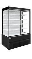 WANDKOELING ECO-CRONUS met GLASDEUREN 1935X665X1920 ZWART INTERN/EXTERN - MCWB200H (ECRON)