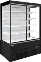 WANDKOELING ECO-CRONUS met GLASDEUREN 1935X665X1920 ZWART INTERN/EXTERN - MCWB200H (ECRON)