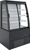 Compacte Wandkoeler met Schuifdeuren (Zwart Ext. - wit Int.) - MCWB90S LOW LED