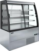 Compacte Wandkoeler met Schuifdeuren in Roestrvijstaal - MC+X150S LOW