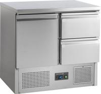 TEFCOLD Saladette- Koelwerkbank GN 1/1 - 2 Schuiven - SA912
