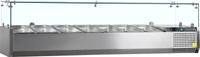 TEFCOLD OPZETKOELING GN 1/4 GLAS - 7 X GN 1/4 - zonder Bakjes - VK33-150