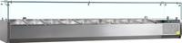 TEFCOLD OPZETKOELING GN 1/4 GLAS - 10 X GN 1/4 - zonder Bakjes - VK33-200