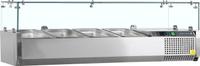 TEFCOLD OPZETKOELING 1/3 GLAS - 3XGN 1/3 + 1XGN 1/2 - zonder Bakjes - VK38-120