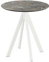 Infinity Terrastafel Wit Frame + Galaxy Marble HPL 70 cm - Essentials 120021570