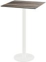 Urban Statafel Wit Frame + Tropical Wood HPL 70x70 cm - Essentials 130051277