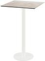 Urban Statafel Wit Frame + Moonstone HPL 70x70 cm - Essentials 130051377
