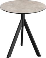Essentials Infinity Tripod Terrastafel Zwart Frame + Moonstone HPL 70 cm - 140011370