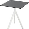 Essentials Infinity Tripod Terrastafel Wit Frame + Zwart HPL 70x70 cm - 140021077