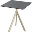 Essentials Infinity Tripod Terrastafel Zand Frame + Zwart HPL 70x70 cm - 140031077