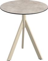 Essentials Infinity Tripod Terrastafel Zand Frame + Moonstone HPL 70 cm - 140031370