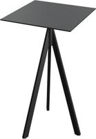 Essentials Infinity Tripod Statafel Zwart Frame + Zwart HPL 70x70 cm - 140041077