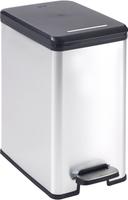 DECO SLIM BIN Rechthoekige Vuilnisbak met Pedaal 25L - 240639