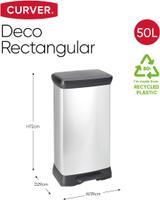 DECOBIN Vuilnisbak met Pedaal 50L - 240643