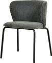 Essentials Break Stapelbare Stoel Gestoffeerd Donkergrijs - 51014