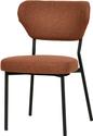Essentials Duko Stapelbare Stoel Gestoffeerd Bruin - 51023
