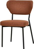 Essentials Duko Stapelbare Stoel Gestoffeerd Bruin - 51023