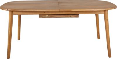 535681 Madera - Uitschuifbare eettafel van teak hout hout 180/240-100 cm