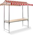 Marktkraam - Professioneel - Rood/Wit - VEBA MSR10205R
