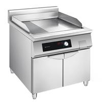 Induction Griddle With 1/3 Grooved Plate and 2/3 Smooth On Closed Cabinet - ACH3040