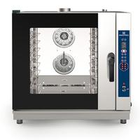 Gas Combi Steamer With Direct Injection and Automatic Cleaning System - 6x GN 1/1 Or 600x400 mm - AIC0105