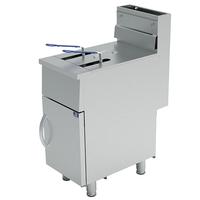 Gas Fryer With 1 Bowl Of 21 Liters On Closed Cabinet With Door - Mastro AMZ0050