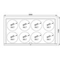 Beer Barrel Chiller 8x 50 Liters In Stainless Steel, Without Cooling Unit, Mastro BIZ0004/F
