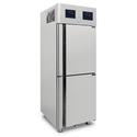 Refrigerator 350+350 Litres In Stainless Steel With 2 Temperatures GN2/1, -2°/+8°C|0°/+5°C - WiFi - Virtus BMC0013/FN