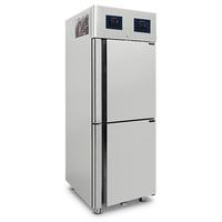 Refrigerator 350+350 Litres In Stainless Steel With 2 Temperatures GN2/1, -2°/+8°C|0°/+5°C - WiFi - Virtus BMC0013/FN