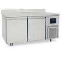 Refrigerated Pastry Counter 2 Doors 600x400 Mm, Stainless Steel Top With Upstand, -2°/+8°C - WiFi - Virtus BNZ0001/FNPI