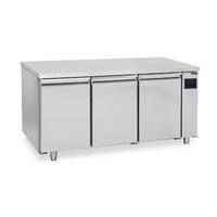 Refrigerated Pastry Counter 3 Doors Remote Cooling, Stainless Steel Top, -2°/+8°C - WiFi - Virtus BNZ0024/FN