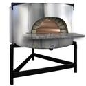 Mastro Houten Pizza-Oven Met Roestvrijstalen Facade, Bodemplaat Ø 1100 Mm, Capaciteit: 4/5 Pizza'S | CAC0015
