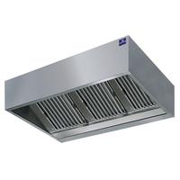 Wall-Mounted Cubic Hood With Integrated Lighting, 1800x1200 mm, Mastro DAA0141