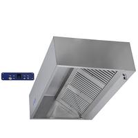 Wandbevestigde Vierkante Afzuigkap Met Motor, Verlichting En Snelhedenregelaar, 2800X1400 Mm