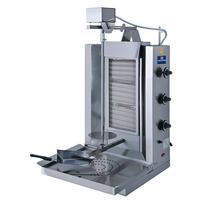 Mastro Kebab Grill Op Gas Met 3 Verwarmingsdelen, Aandrijving Bovenaan, 35 Kg | ECO3G/N