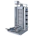 Mastro Kebab Grill Op Gas Met 4 Verwarmingsdelen, Aandrijving Bovenaan, 75 Kg | ECO4G/N