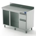 Coffee Service Table 1500 mm With Glasswasher and Ice Maker Housing, Mastro EEZ0002