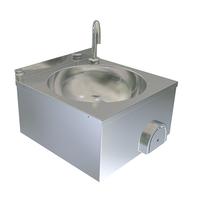 Wall-Mounted Handwash Basin, Knee Operated, Inner Diameter Ø 340 Mm - Mastro GLC0001/B