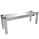 Overshelf, 1-Tier Overshelf, Side Open, 1400x300 Mm, - Mastro HCB0052