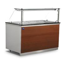 Bain-Marie Counter With Vertical Front Glass, 5x GN 1/1, Mastro IEA0026