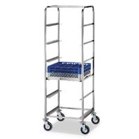 Transport Trolley For 10 Dishwasher Racks 500x500 Mm - IFI0032/F