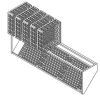 Mandjeshouder Opbergplank Voor Aan De Muur, B=2400 Mm
