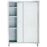 Hoge Kast Met Schuifdeuren En 3 Planken, 1100X700 Mm