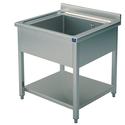Mastro Wasbakunit, 1 Wasbak, Op Poten, Met Bodemplaat, 700X700 Mm | SLG1757