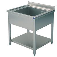 Mastro Wasbakunit, 1 Wasbak, Op Poten, Met Bodemplaat, 700X700 Mm | SLG1757