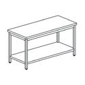 Mastro Werktafel Met Plank, Zonder Opstand, 700X700 Mm | STL7070