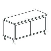 Vrijstaande Werkkast Met Schuifdeuren, Zonder Opstand, 1700X600 Mm