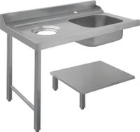 Bartscher Aanvoertafel Links Afval Spat - 109772