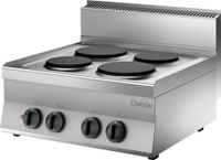 Bartscher El. Fornuis 650 B700 4 Pits TA - 115007