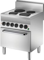 Bartscher El. Fornuis 650 B700 4 Pits EO - 115058